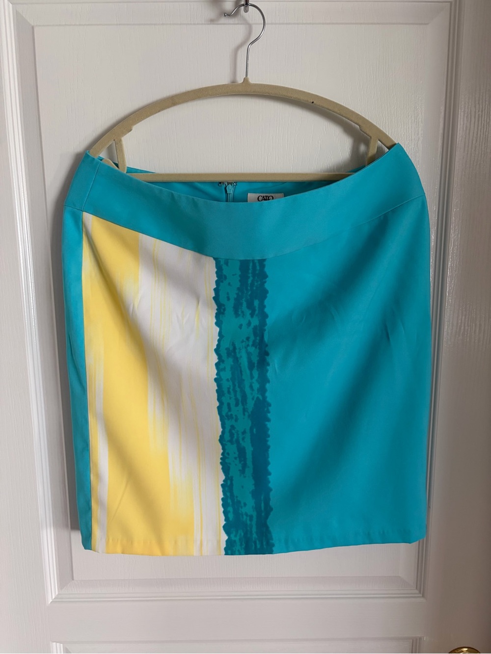 Cato Turquoise Pencil Skirt